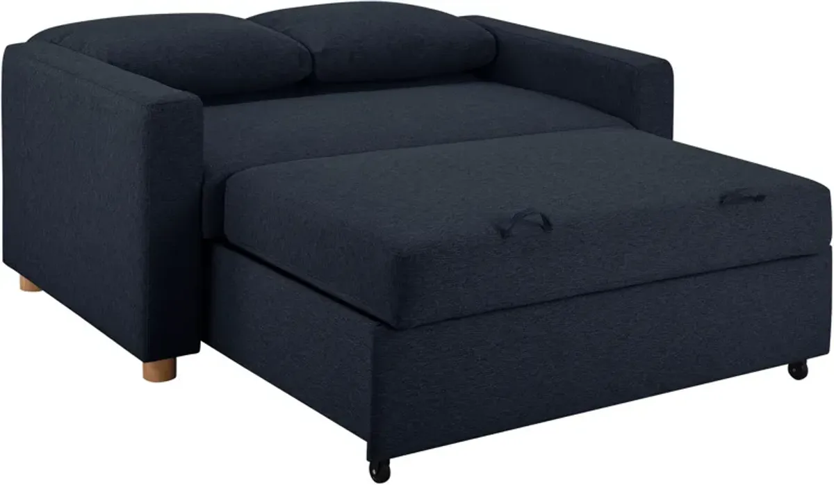 Kimberly Convertible Sofa Bed - Navy