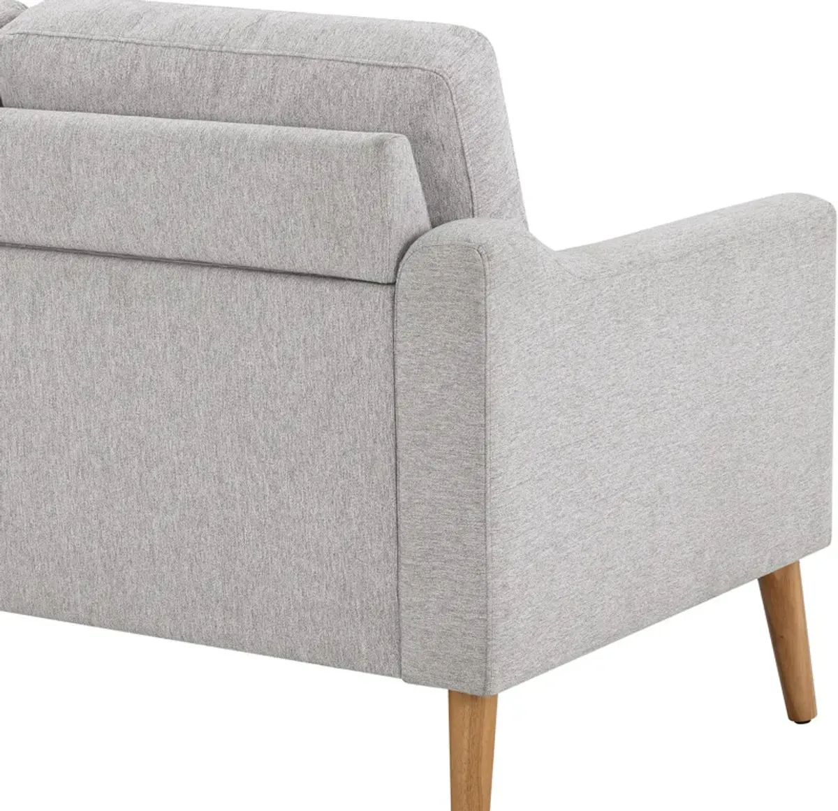 Arliegh Modular Loveseat and Ottoman Set - Light Gray