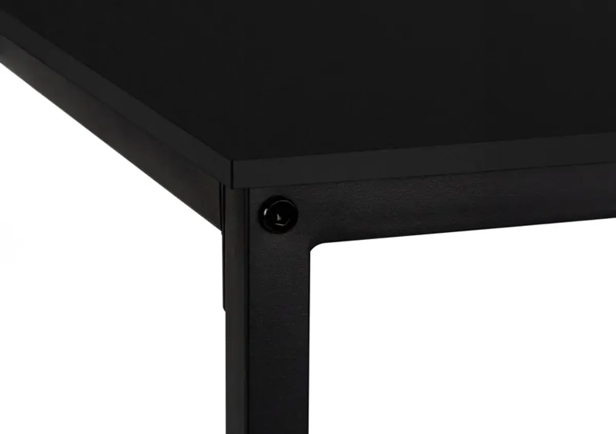 Aethel L-Shaped Desk - Black