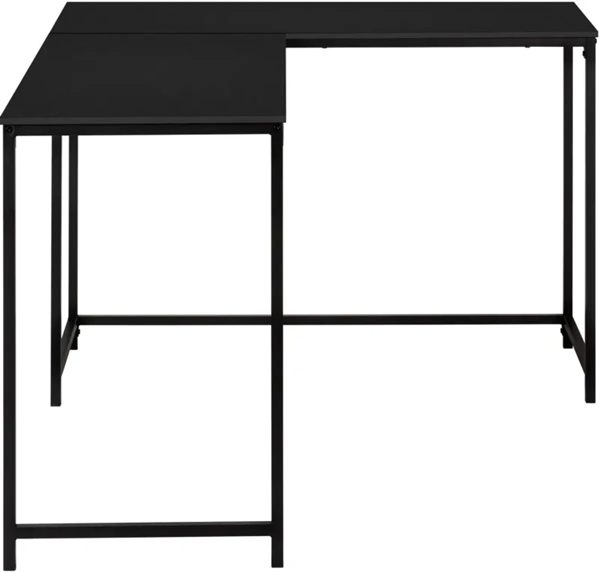 Aethel L-Shaped Desk - Black