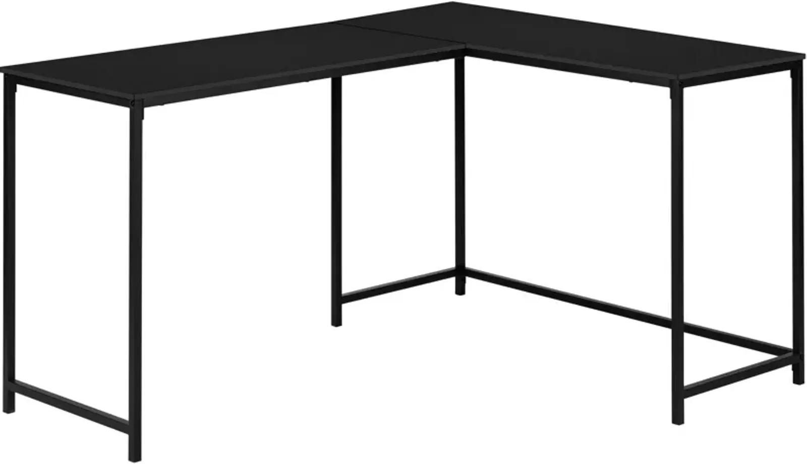 Aethel L-Shaped Desk - Black