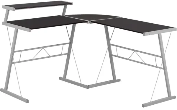 Earnest L-Shaped Desk - Brown