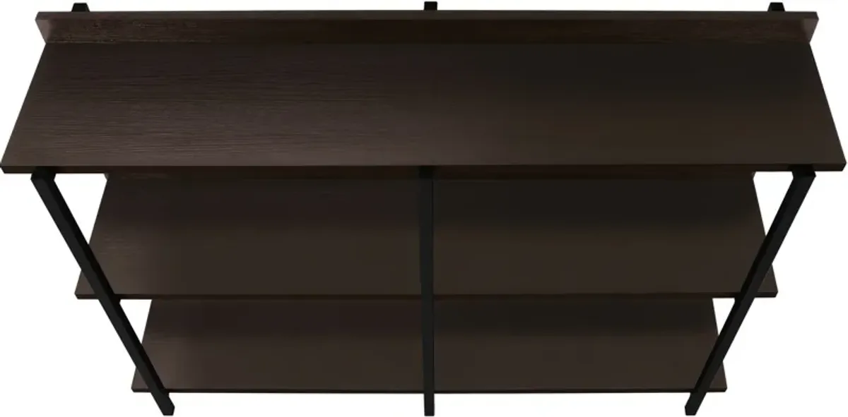 Flores Console Table - Dark Brown