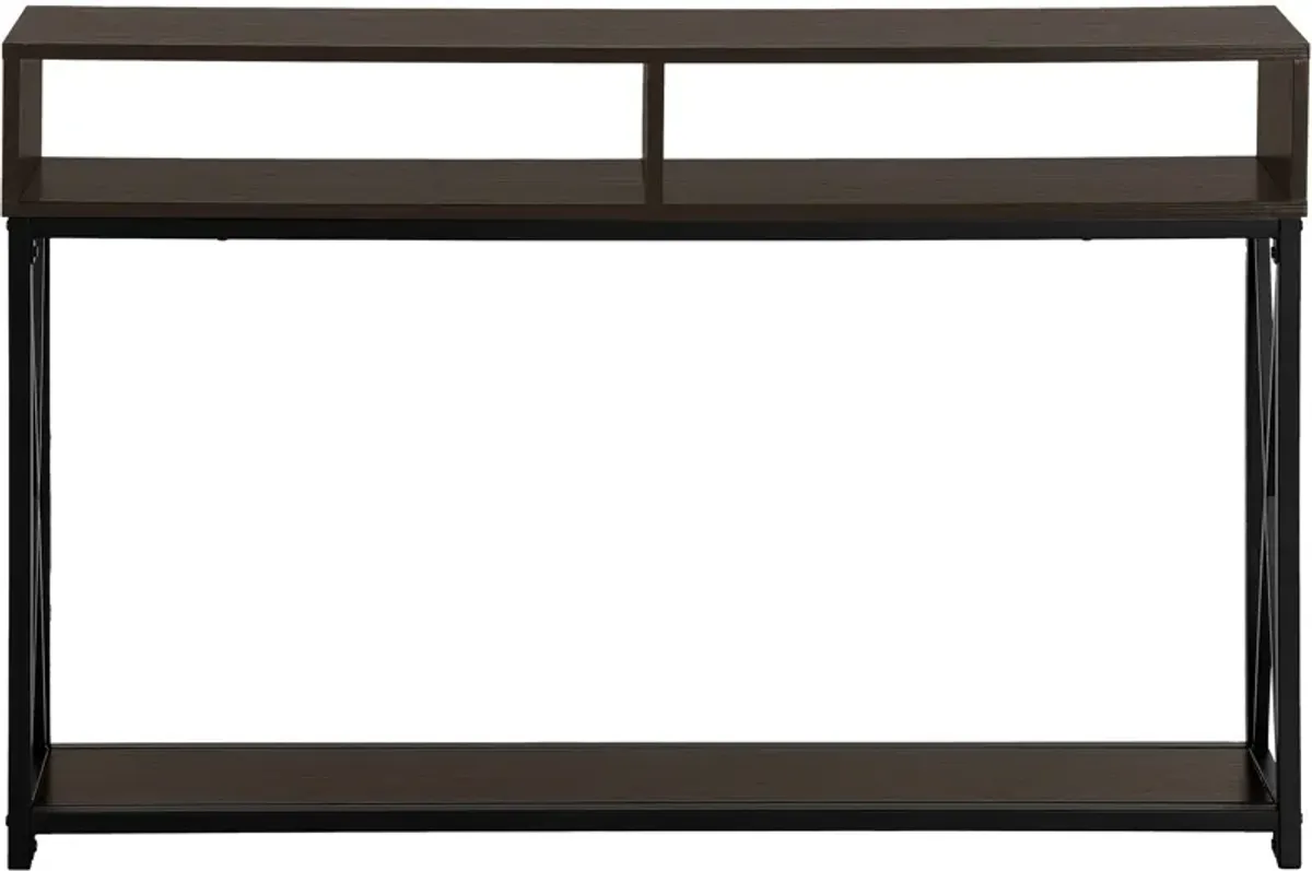 Adelia Console Table - Dark Brown