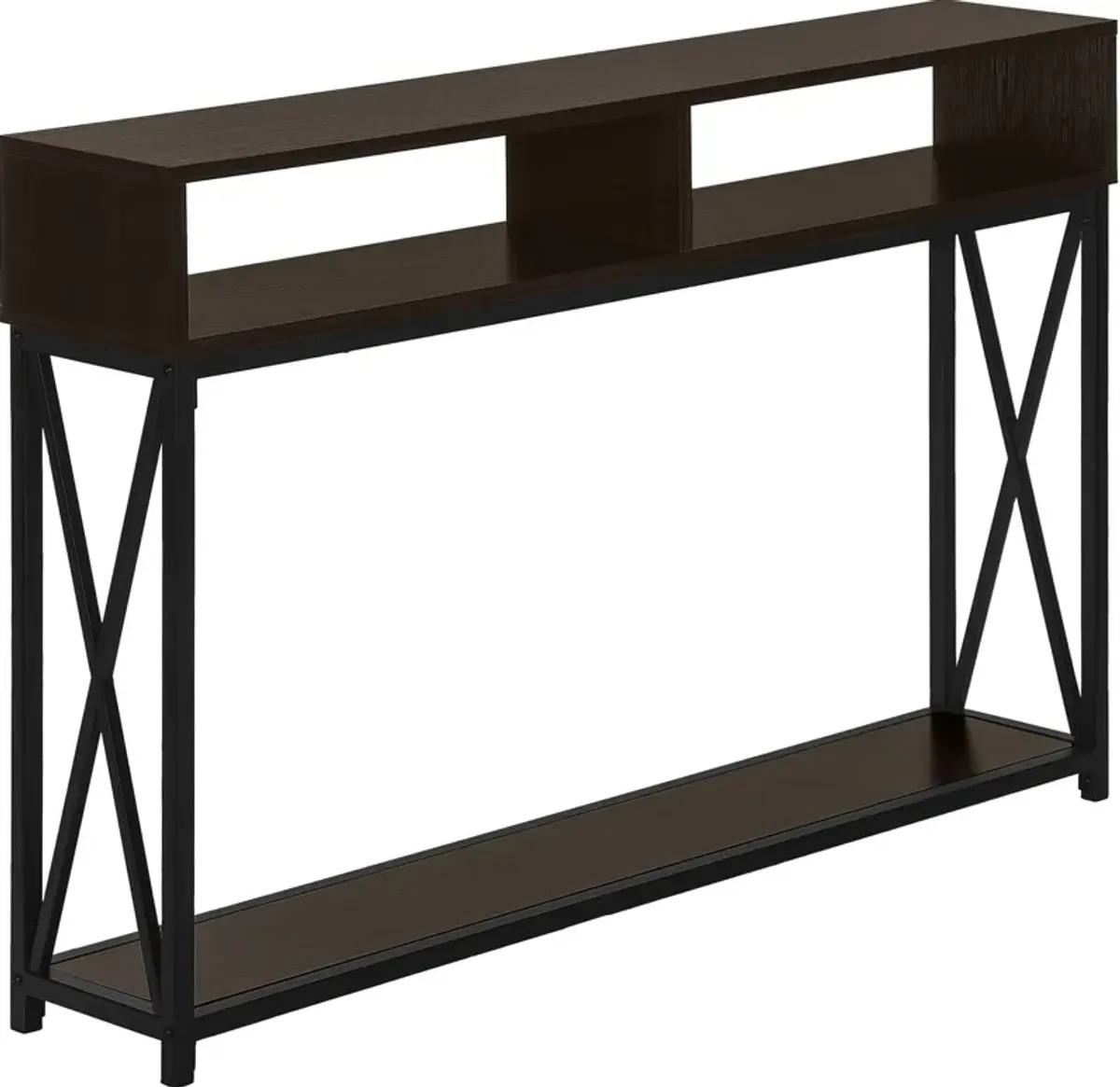 Adelia Console Table - Dark Brown