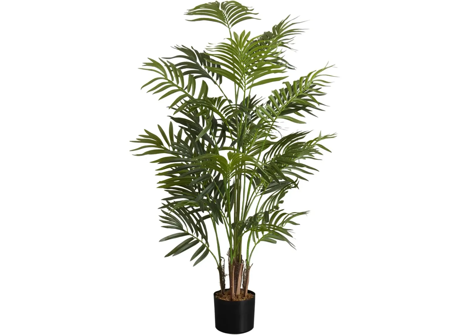 Faux 3' Areca Palm Tree with Black Planter