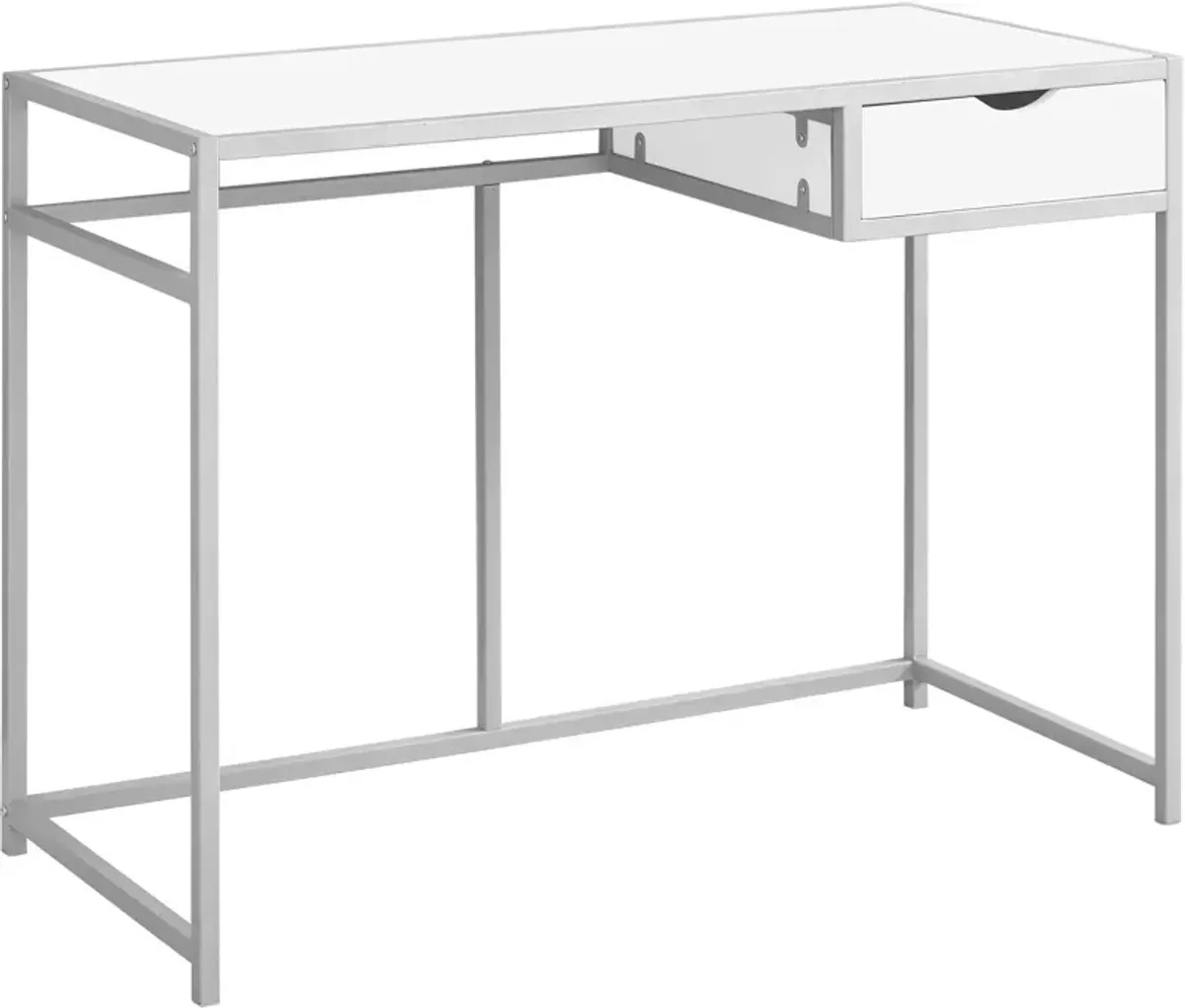 Timothy Desk - White/Silver