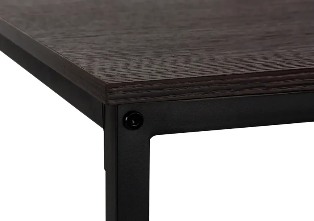 Aethel L-Shaped Desk - Brown