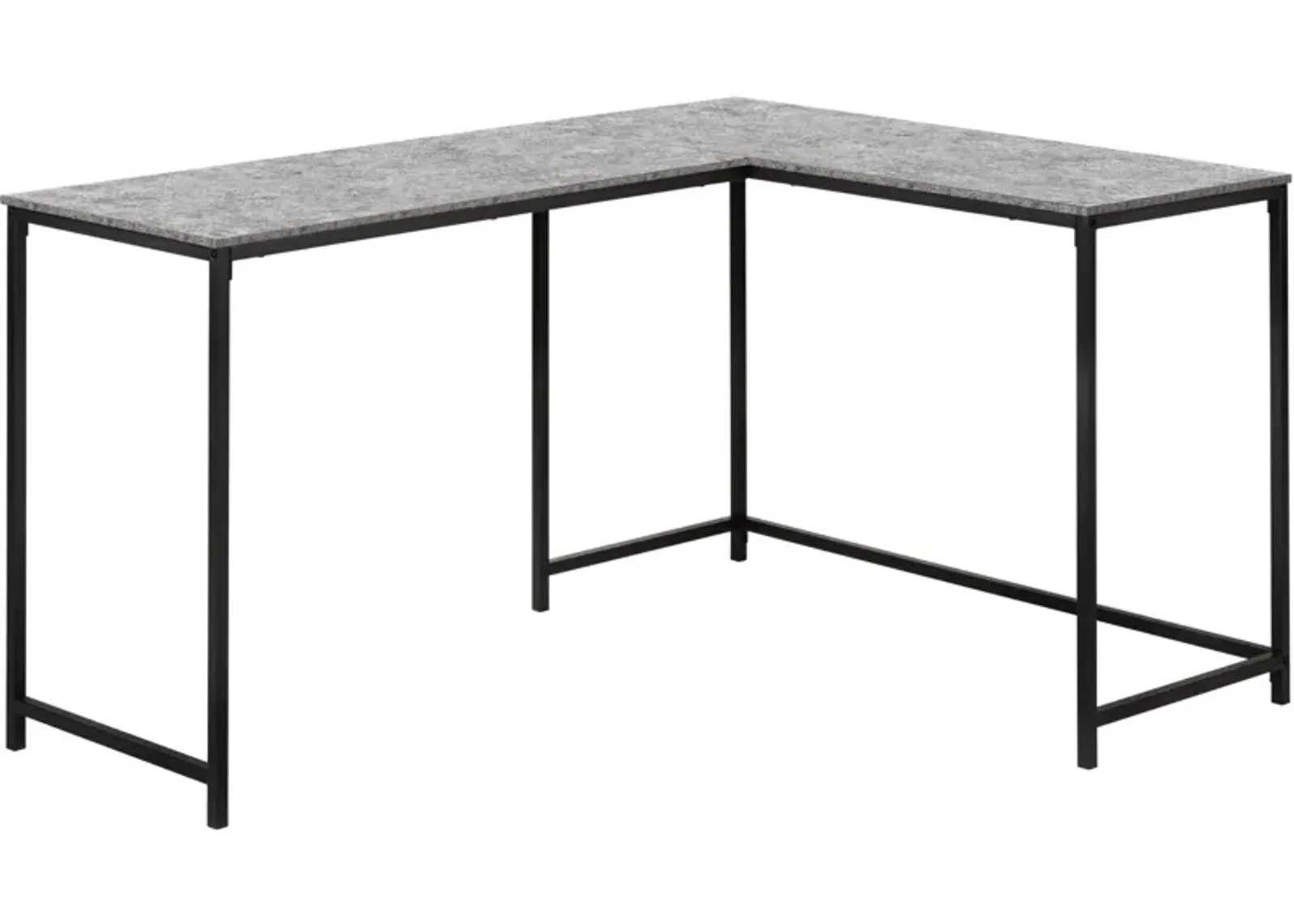 Aethel L-Shaped Desk - Gray