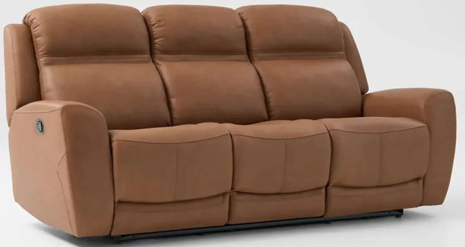 Kenyon Manual Reclining Sofa - Tan