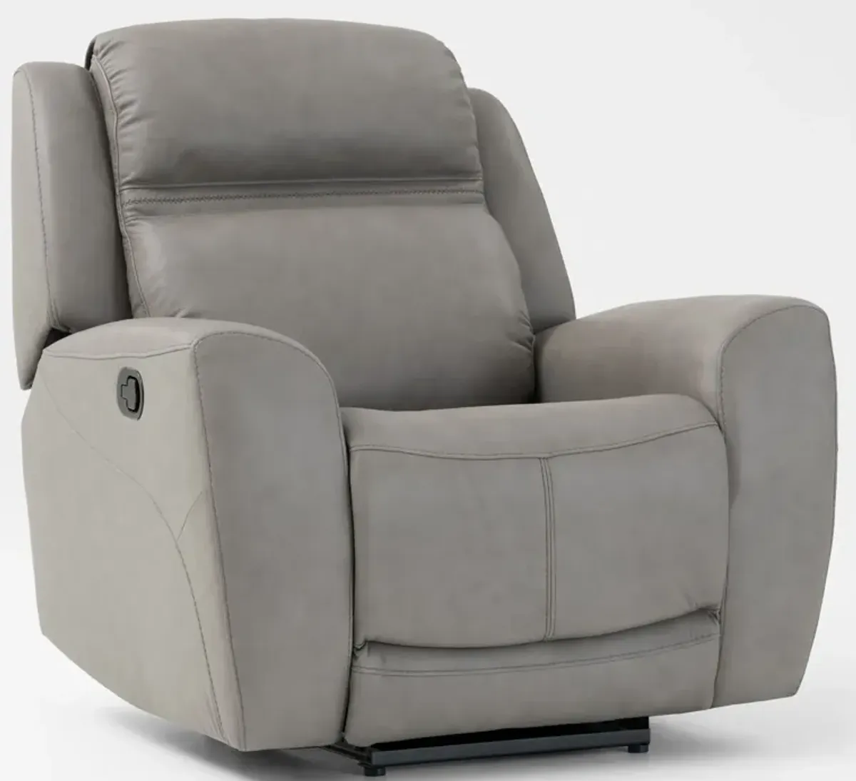 Kenyon Manual Reclining Sofa and Recliner Set - Light Gray