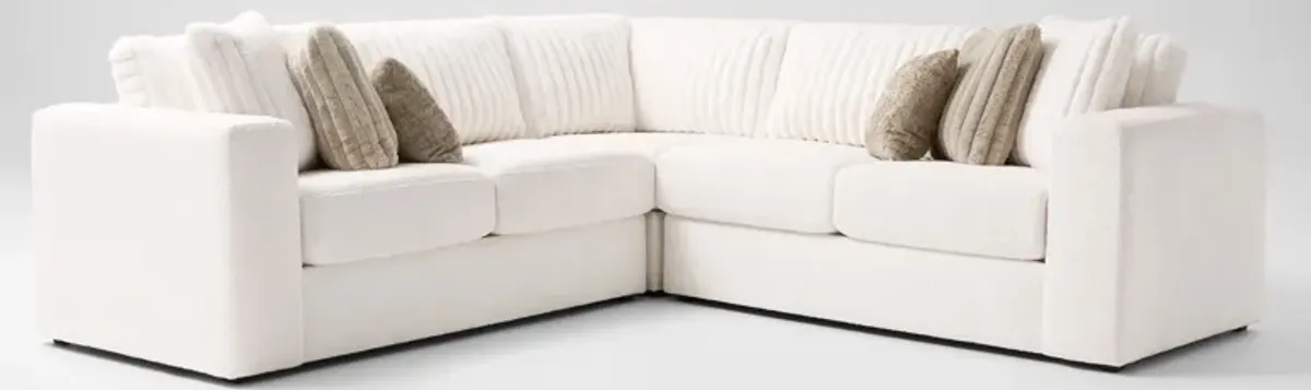 Nori 3-Piece Sectional - White