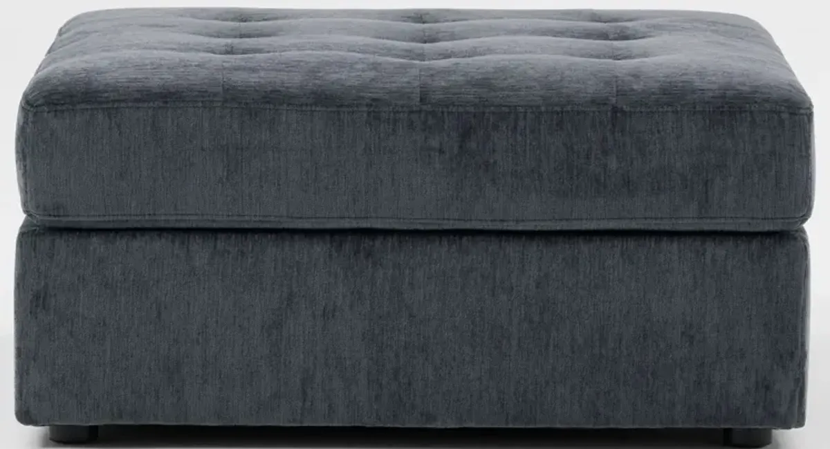 Martino 5-Piece Sectional and Ottoman - Midnight