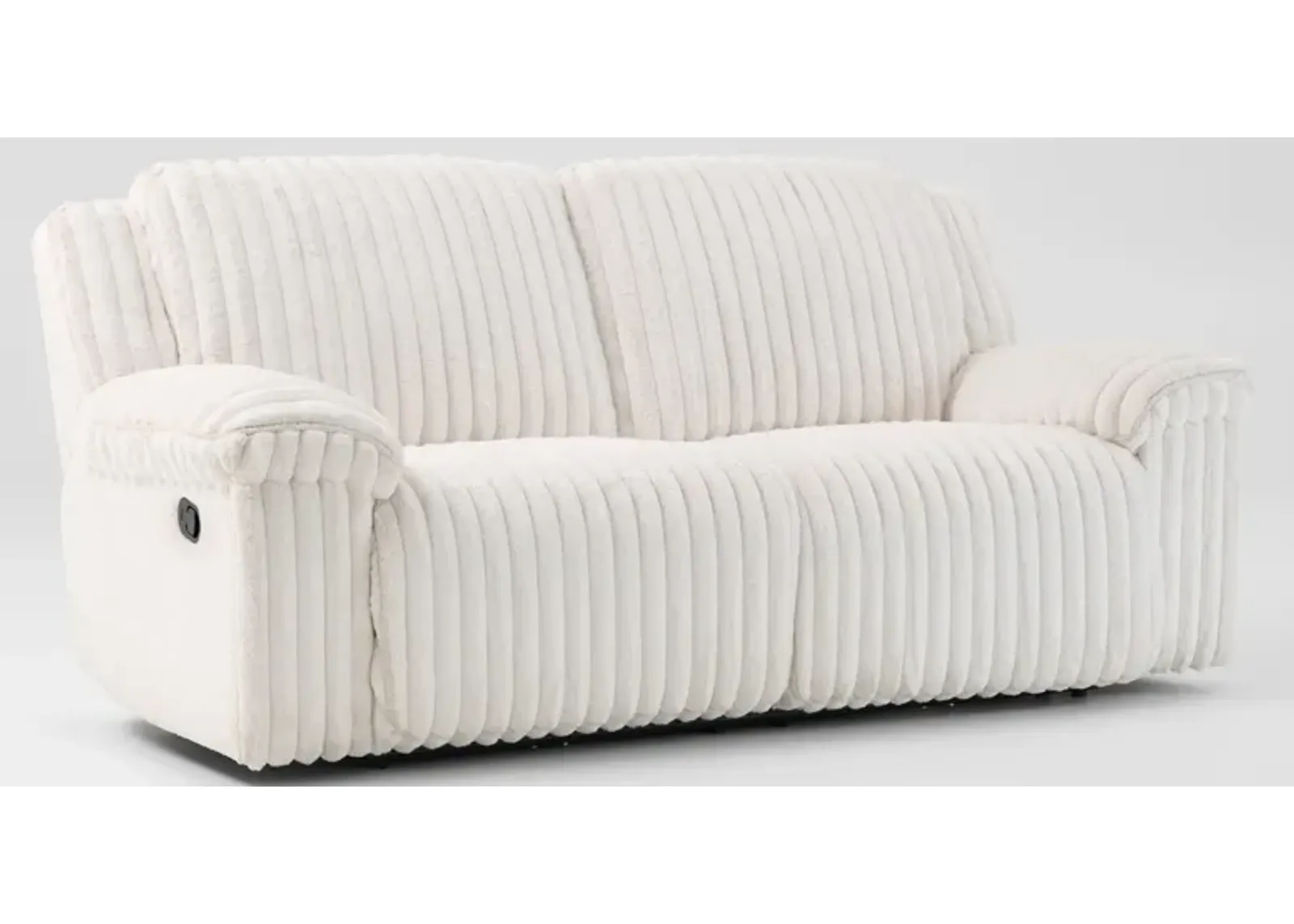 Rafi Manual Reclining Sofa - White