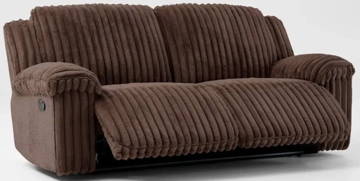 Rafi Manual Reclining Sofa - Espresso