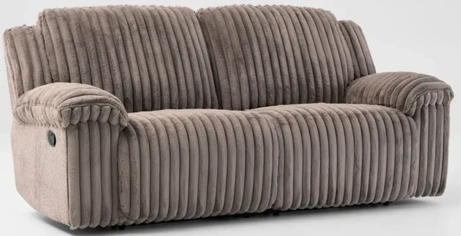 Rafi Manual Reclining Sofa - Taupe