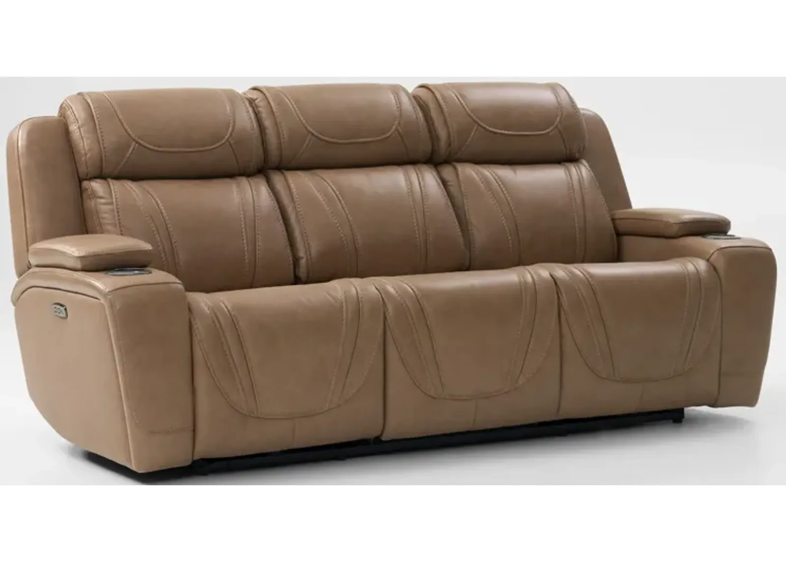 Forte Dual-Power Reclining Sofa - Sand