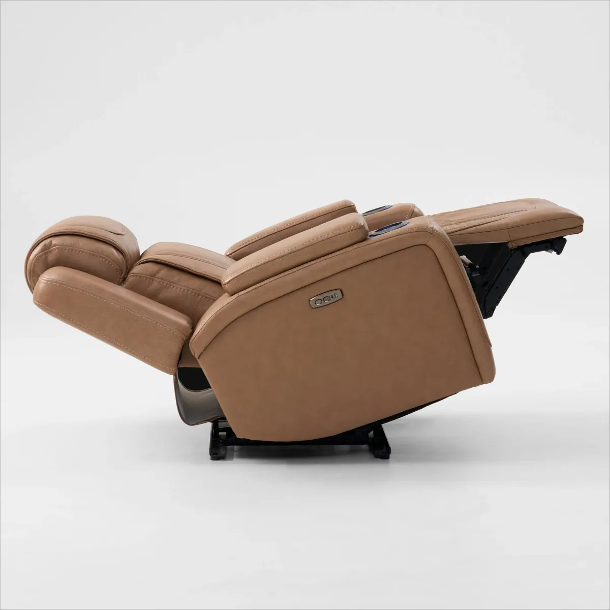 Forte Dual-Power Reclining Sofa and Recliner - Sand