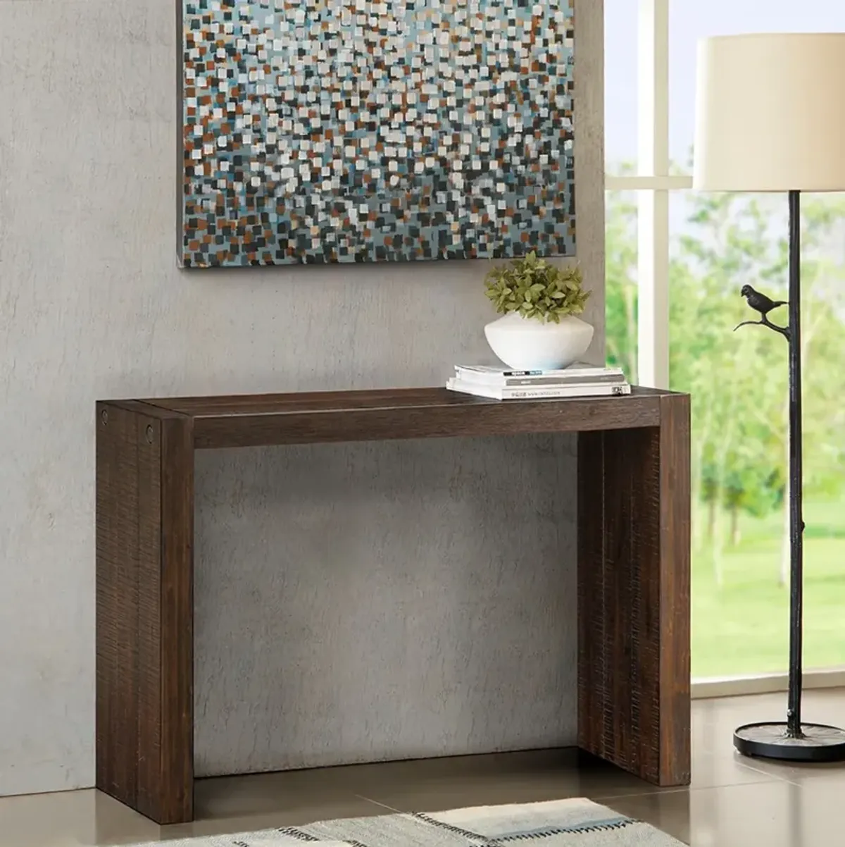 Simona 54" Console Table - Brown