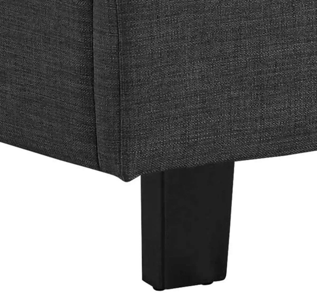 Itzel Full Upholstered Platform Bed - Charcoal