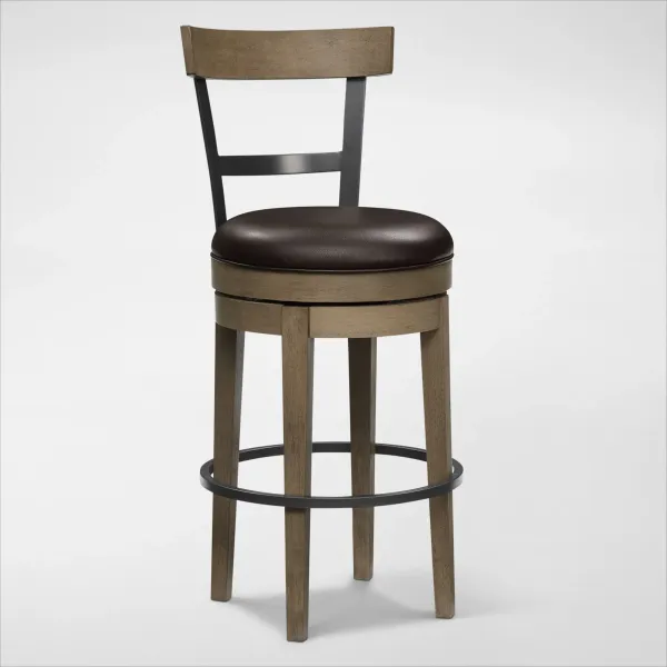 Deacon Bar Height Swivel Stool