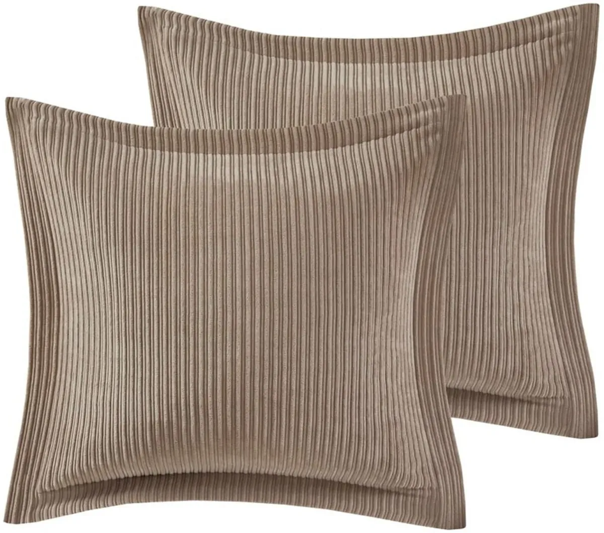 Aubrey Queen Comforter Set - Taupe