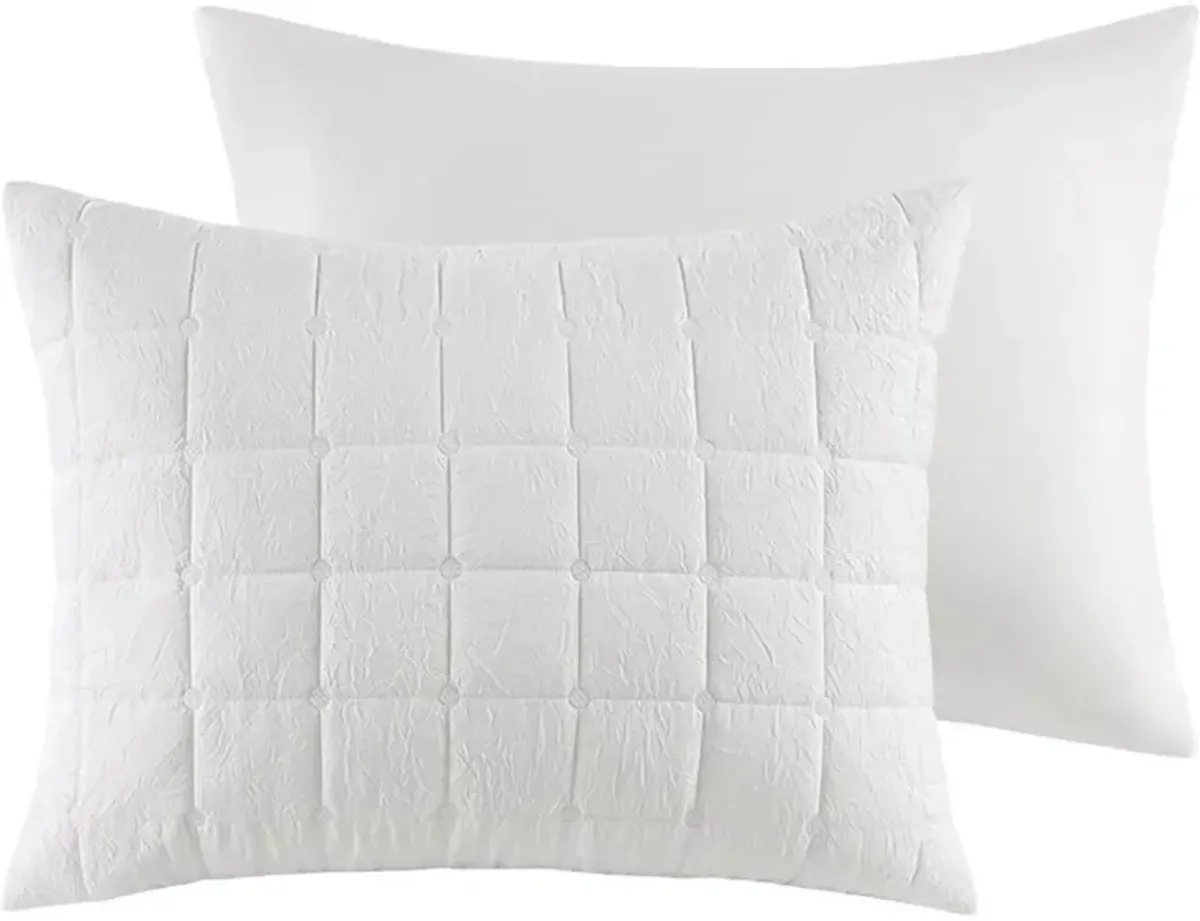 Aurora King/California King Comforter Set - White