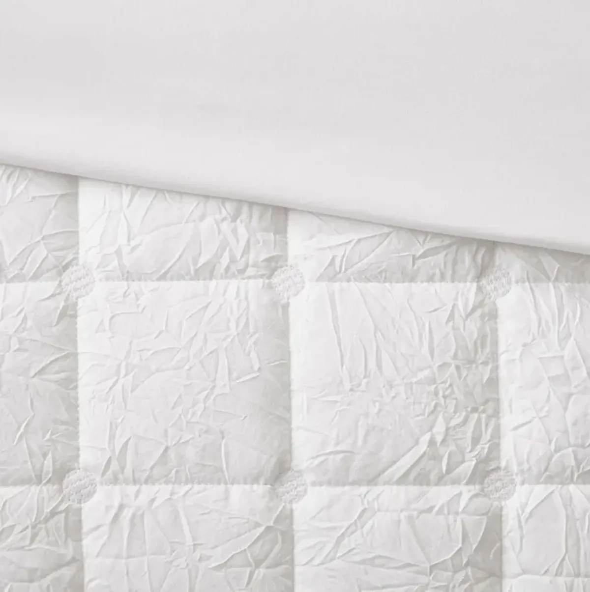 Aurora King/California King Duvet Cover Set - White