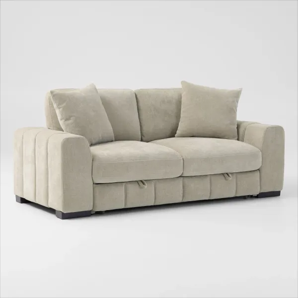 Hero Media Sleeper Sofa - Sand