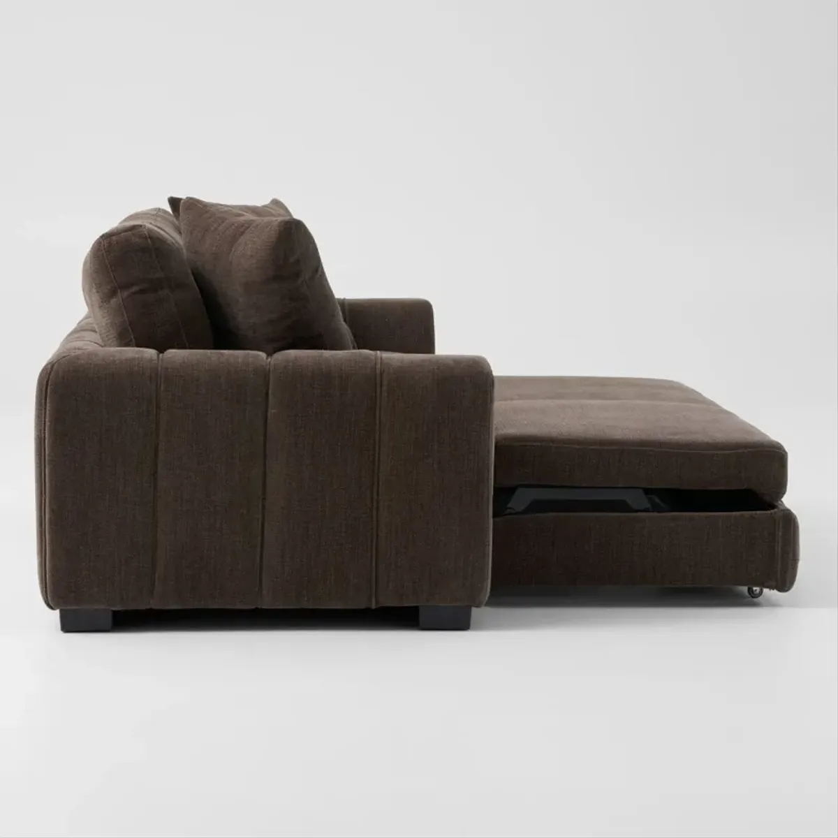 Hero Media Sleeper Sofa - Brown