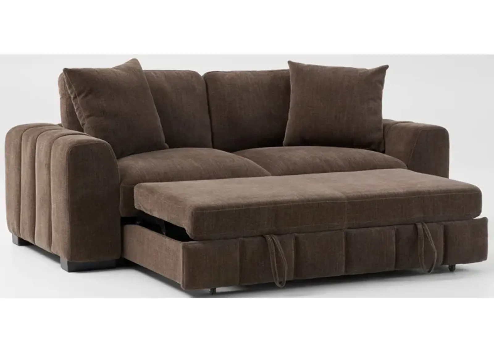 Hero Media Sleeper Sofa - Brown