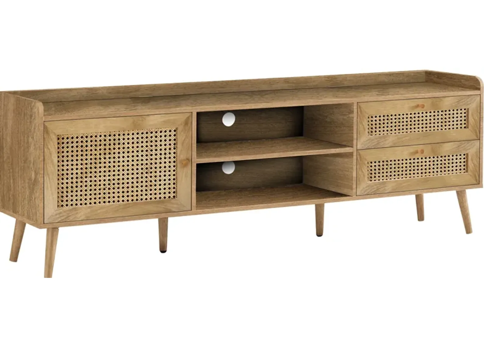 Amirah 72" TV Stand - Walnut