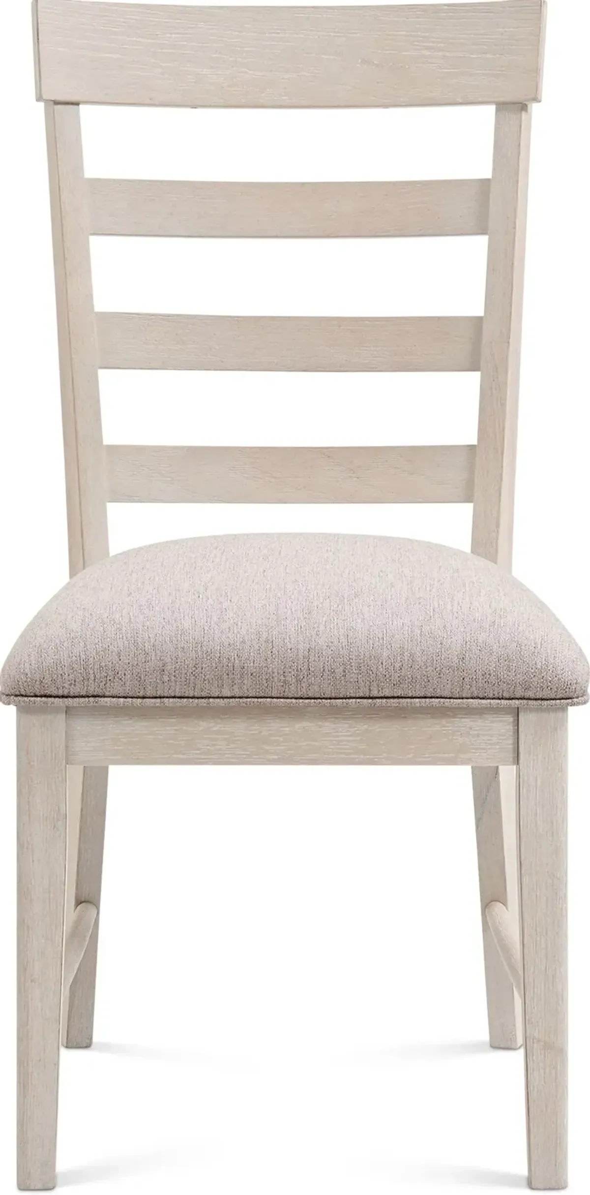 Hayward Solid Wood Ladder-Back Dining Chair - White