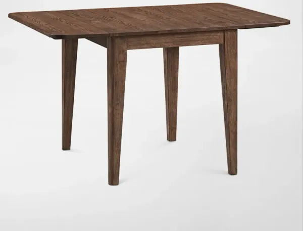 Hayward Solid Wood Small Extendable Dining Table - Brown