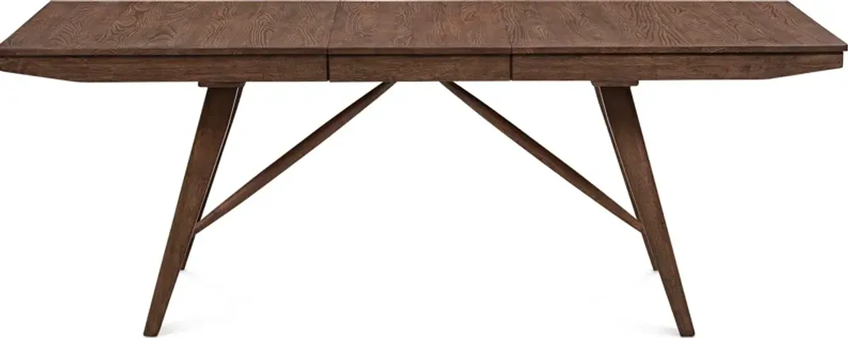 Hayward Large Extendable Dining Table - Brown