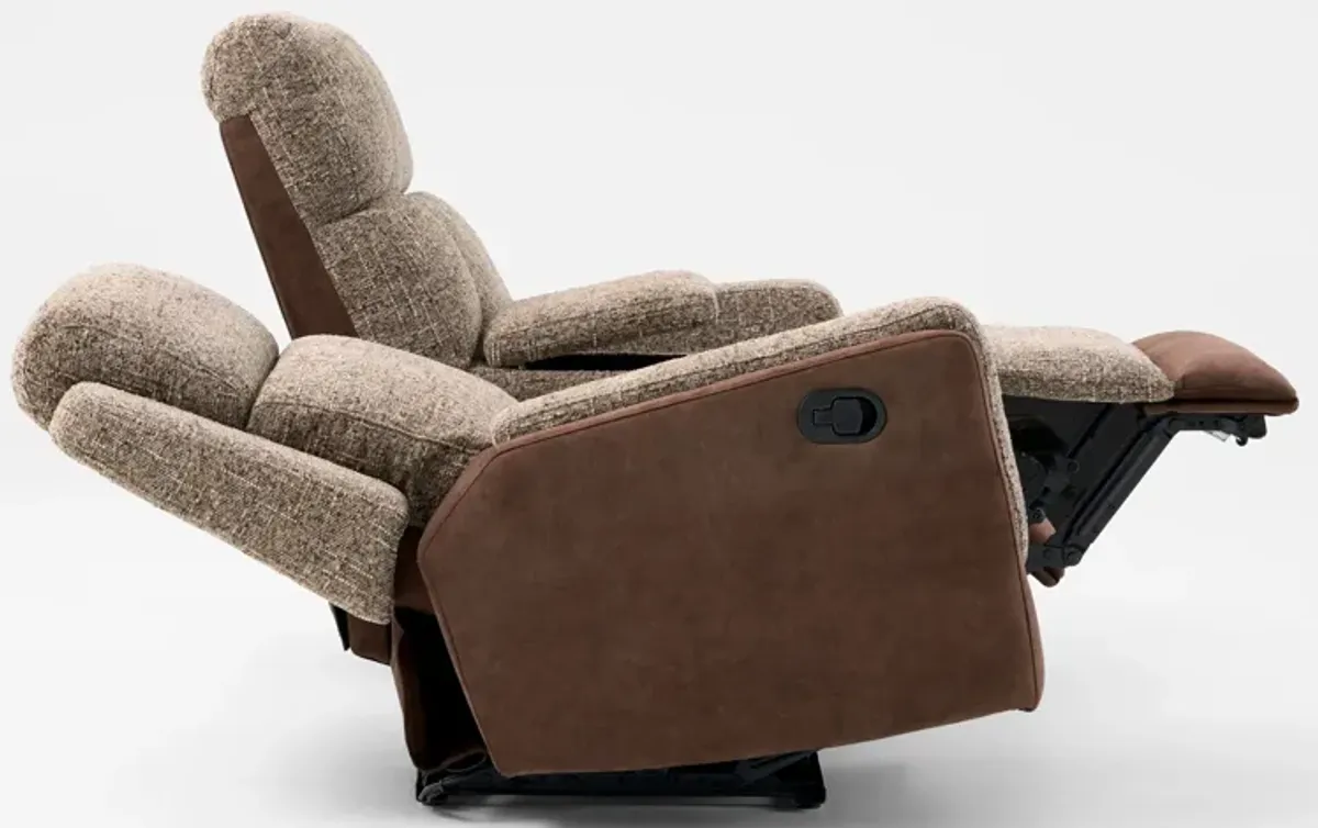 Desmond Manual Reclining Loveseat with Console