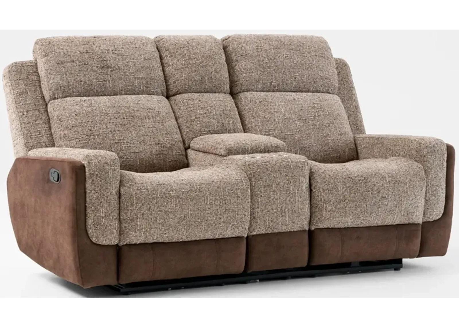 Desmond Manual Reclining Loveseat with Console