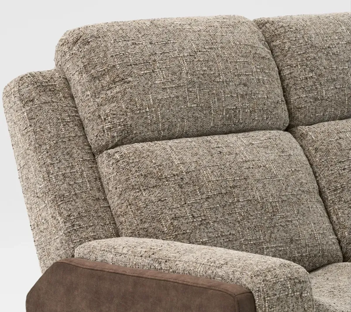 Desmond Manual Reclining Sofa and Loveseat with Console Set