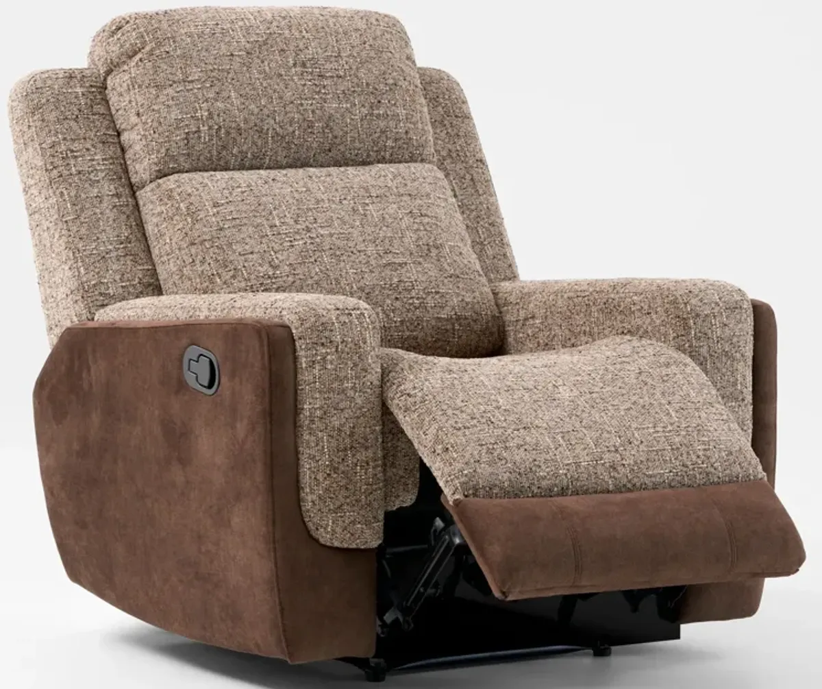 Desmond Manual Reclining Sofa and Recliner Set