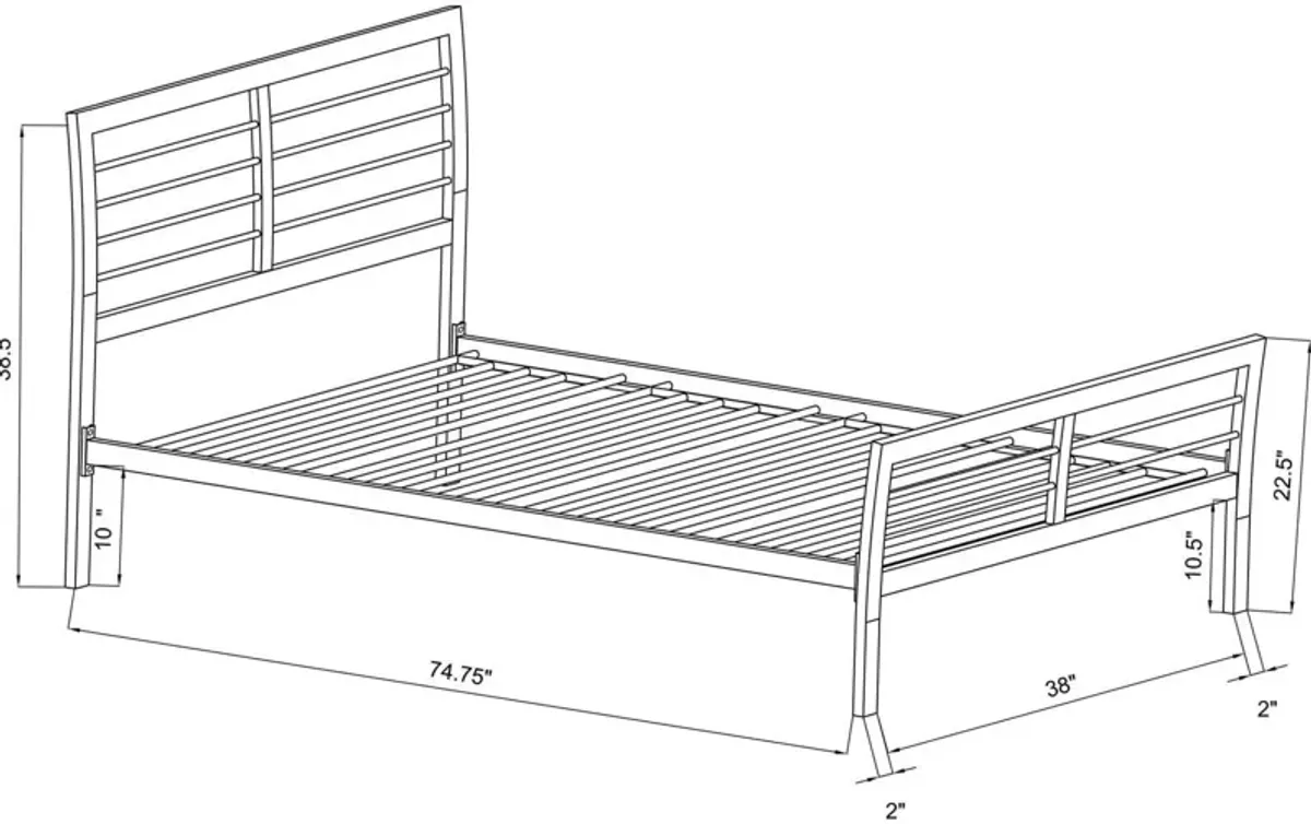 Pirro Twin Platform Bed