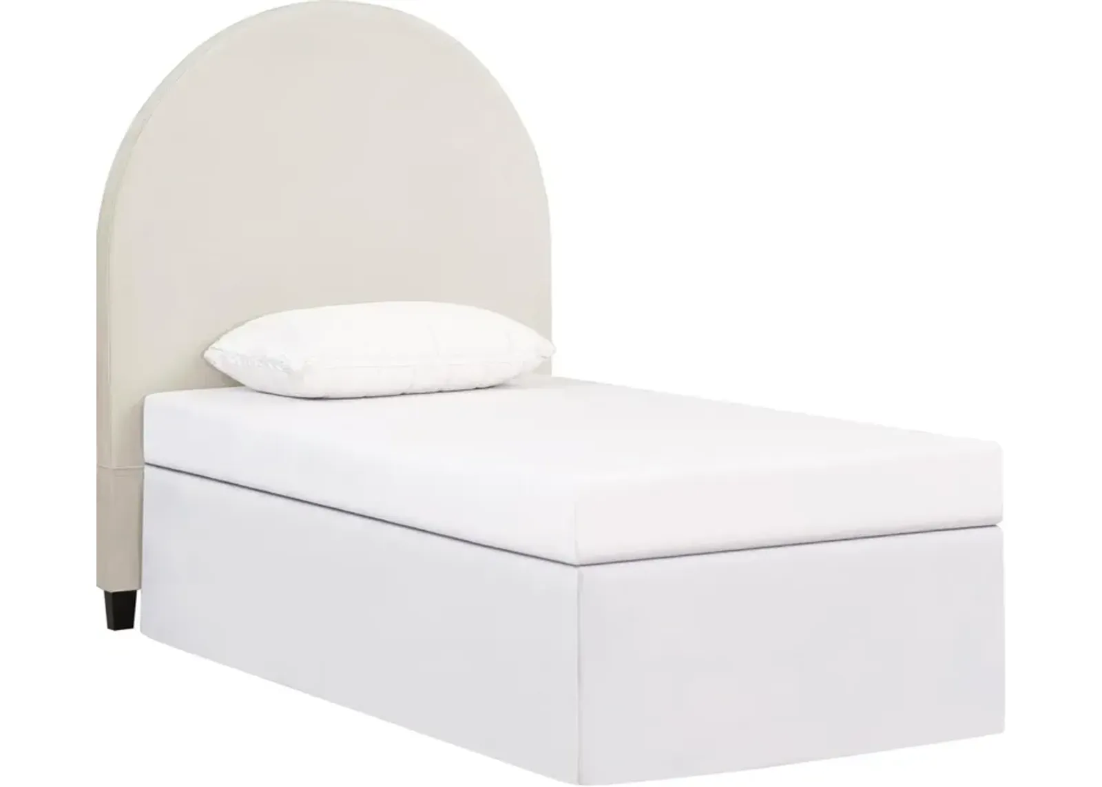 Emilia Twin Upholstered Headboard - Ivory