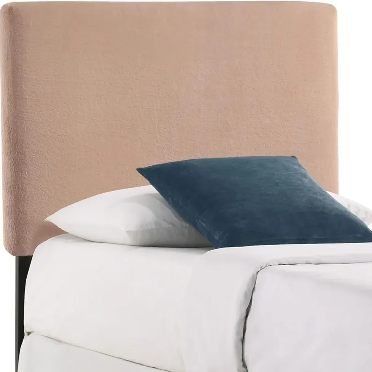 Kayley Twin Upholstered Headboard - Blush