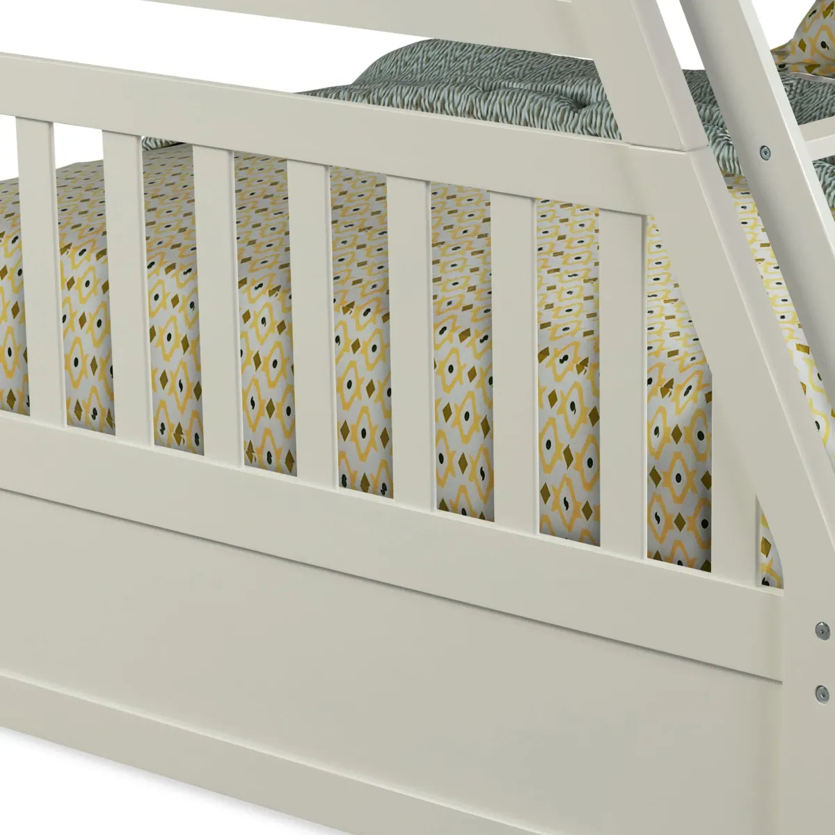 Scout Twin Over Full Trundle Bunk Bed - White