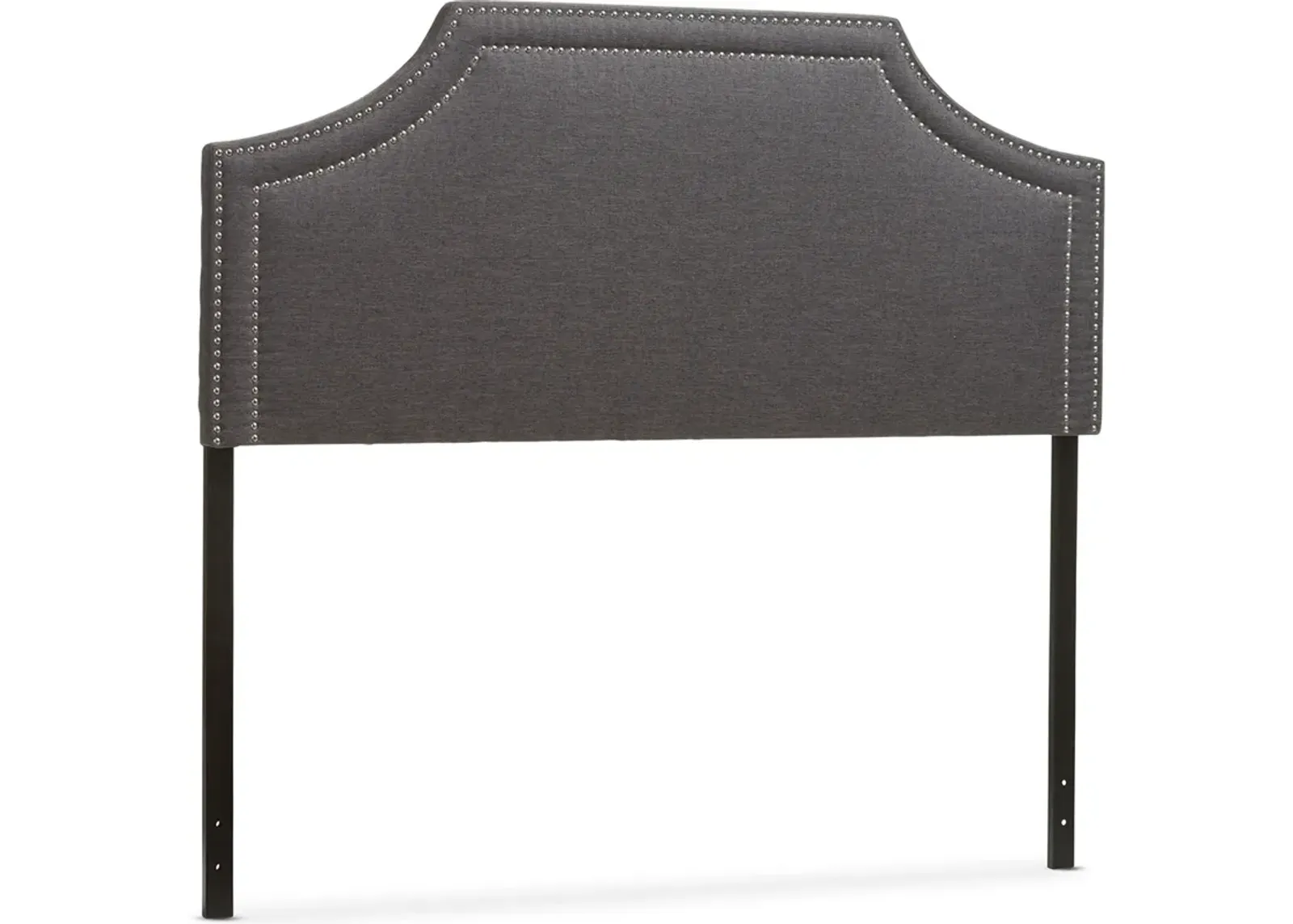 Louie Queen Upholstered Headboard - Dark Gray