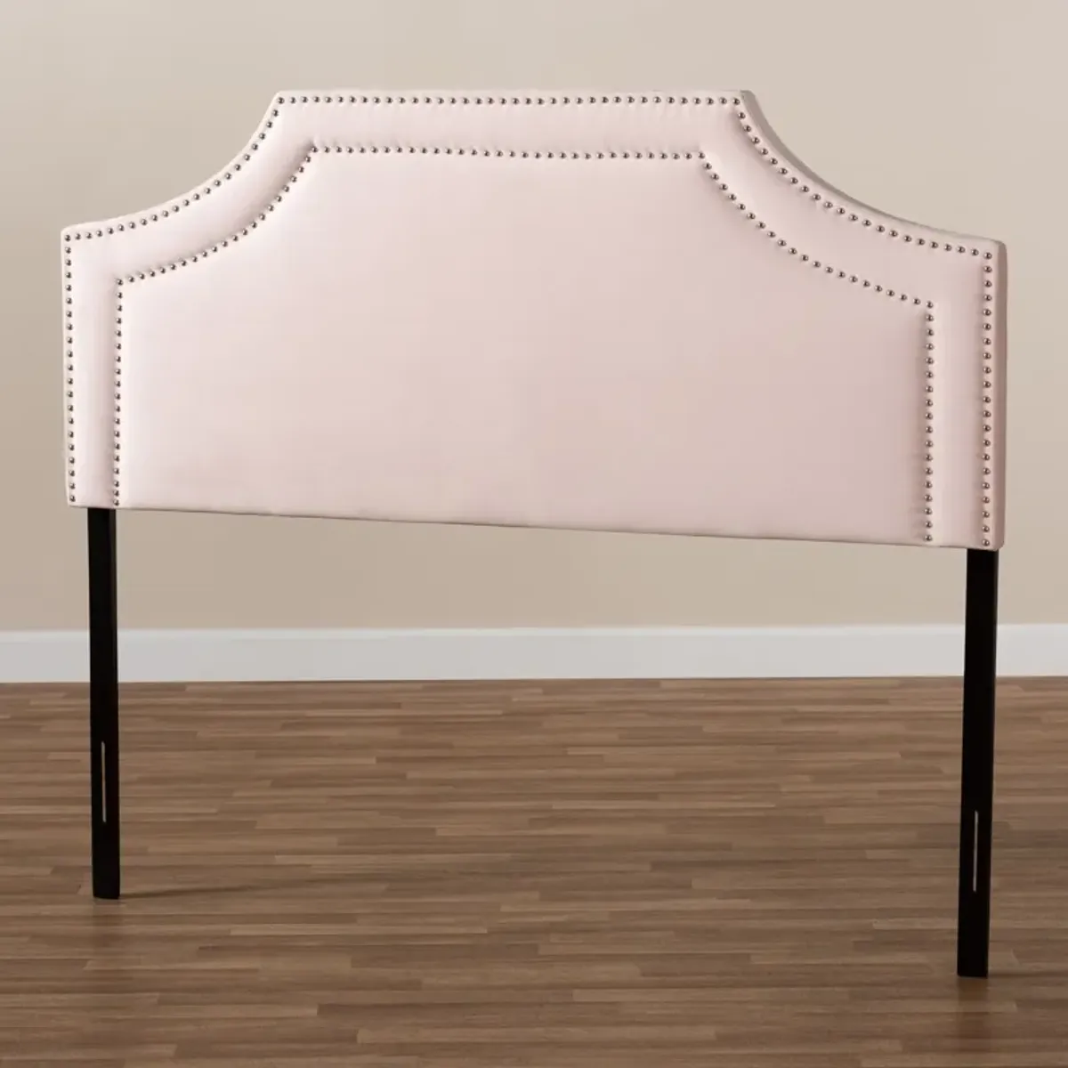 Louie Queen Upholstered Headboard - Light Pink