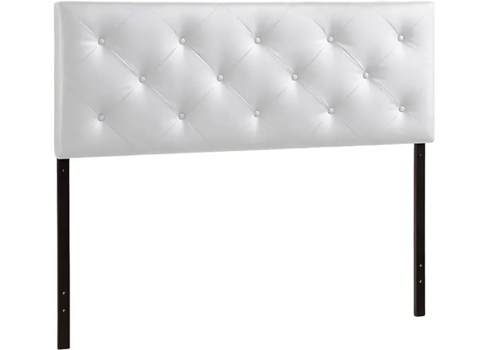 Sharley Full Upholstered Headboard - White