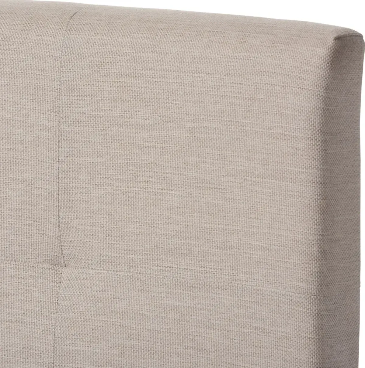 Zanab Full Upholstered Bed - Beige