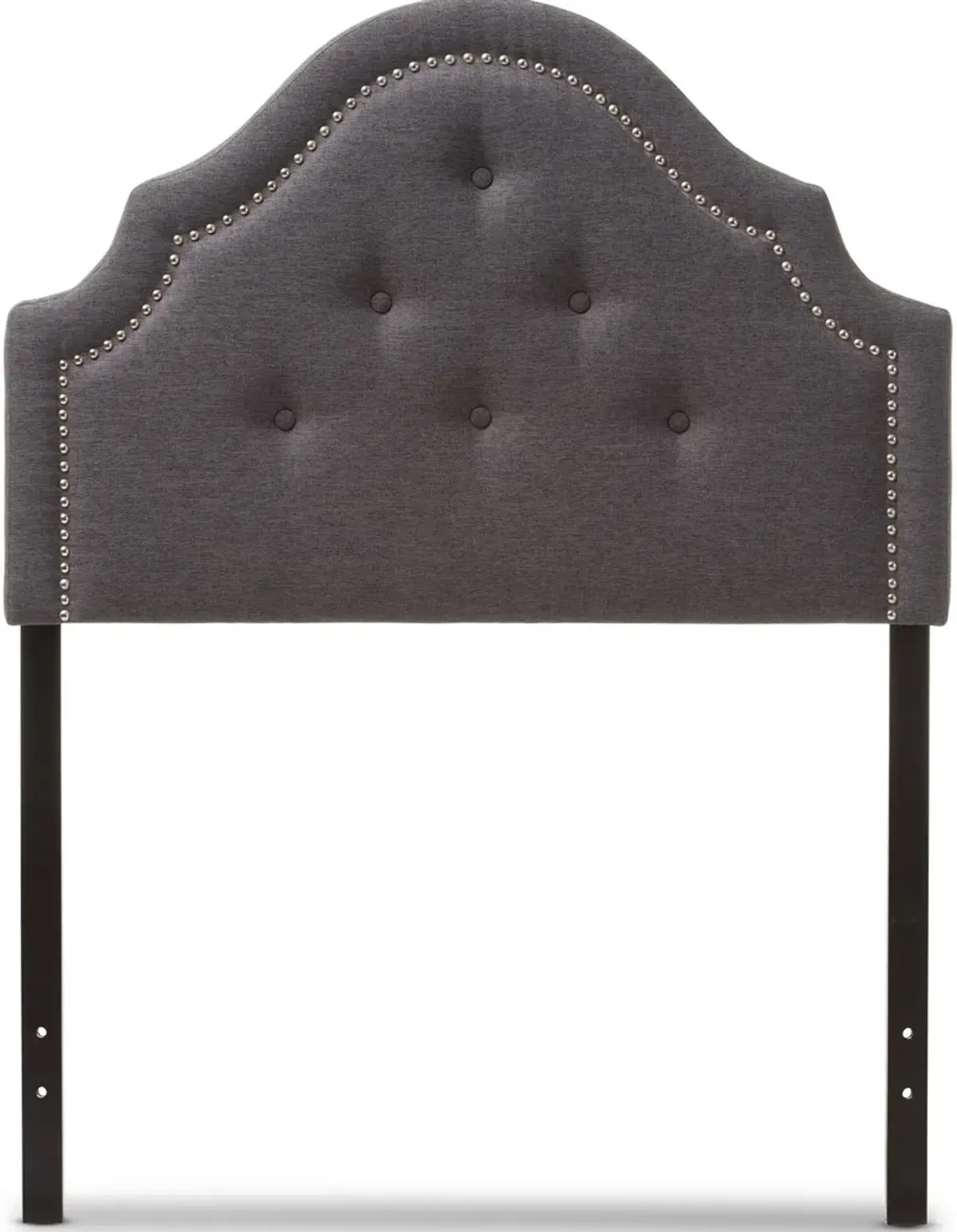 Bello Twin Upholstered Headboard - Dark Gray