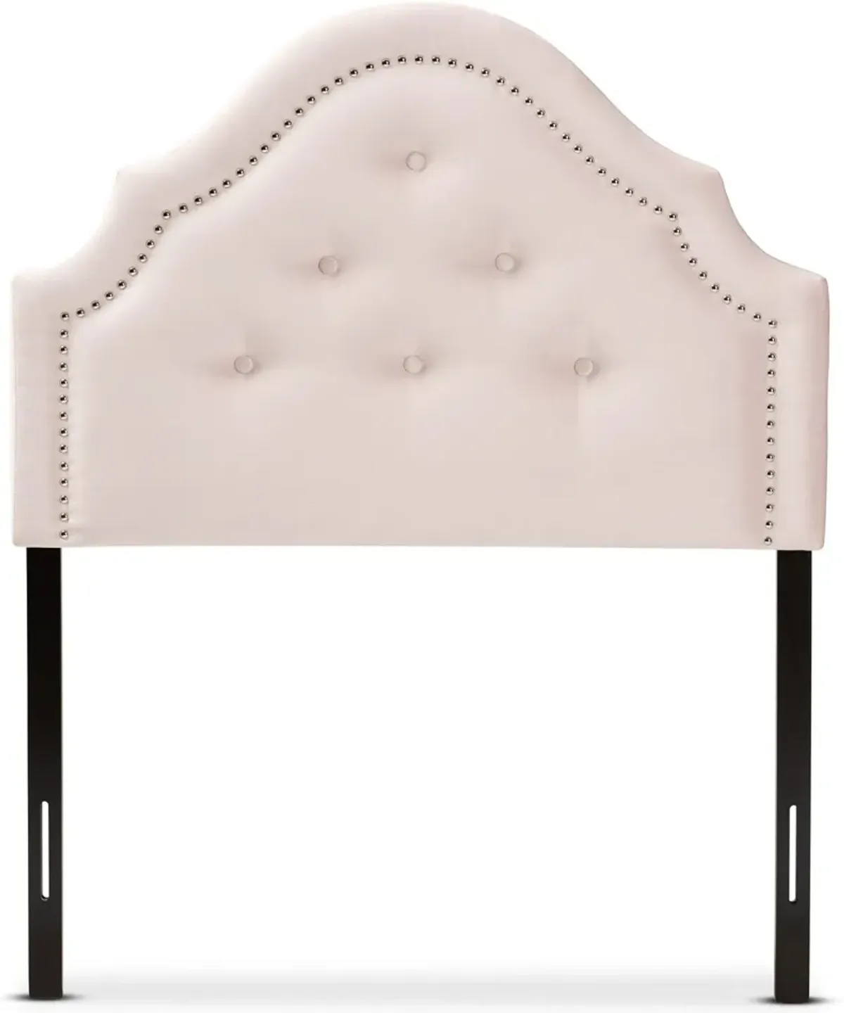 Bello Twin Upholstered Headboard - Light Pink