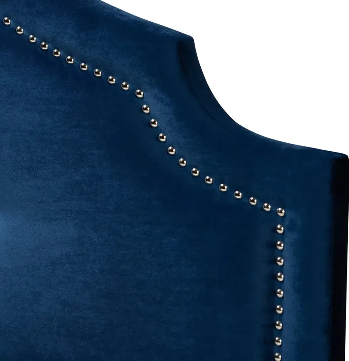 Bello Queen Upholstered Headboard - Royal Blue